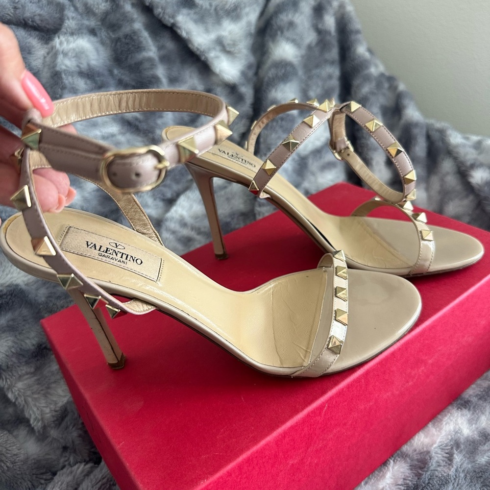 Valentino Nude Studded Classic